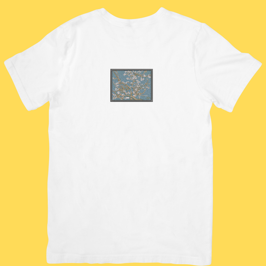 Tricou brodat Almond Blossoms by Van Gogh