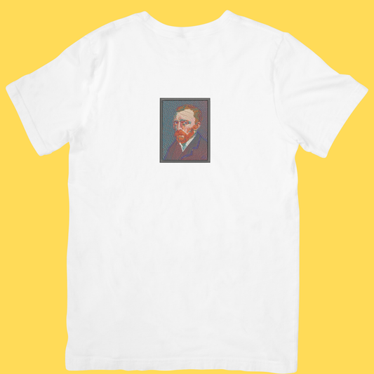 Tricou brodat Self-Portrait by Van Gogh