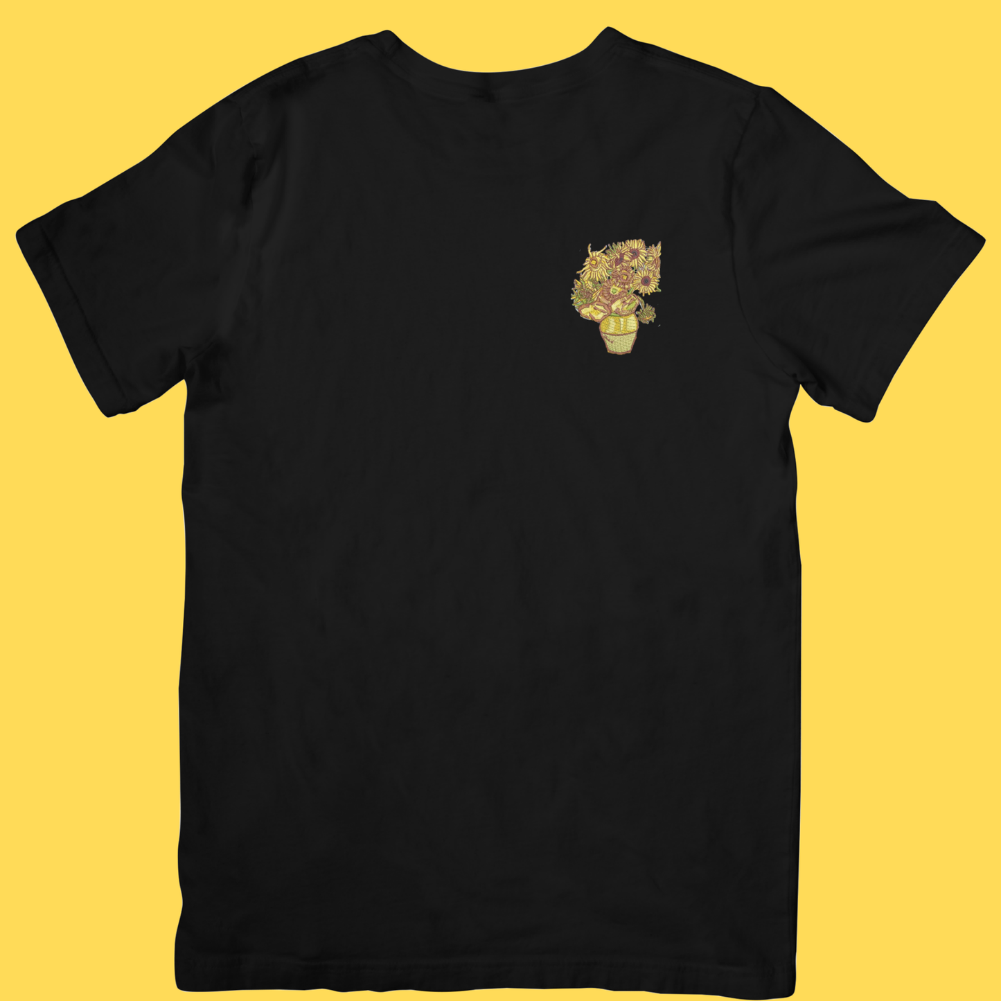 Tricou brodat Sunflowers by Van Gogh