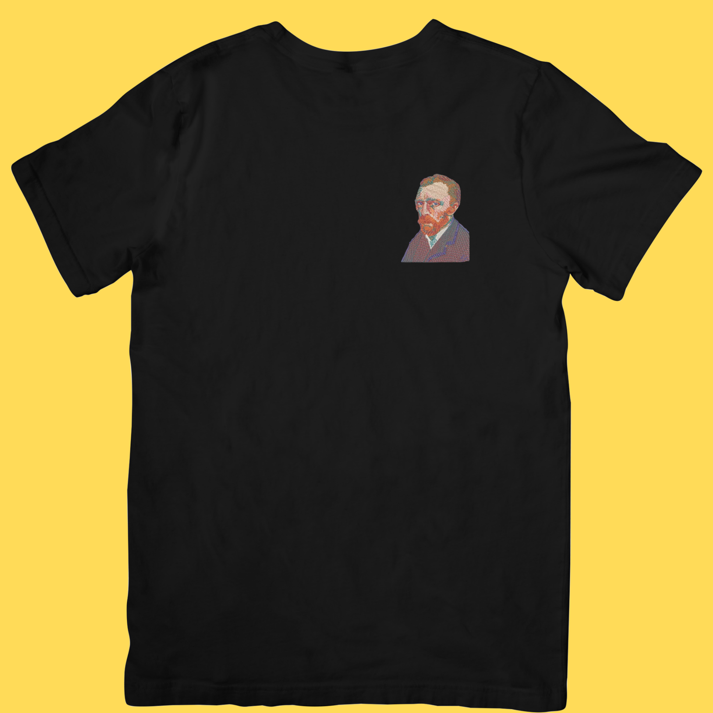 Tricou brodat Self-Portrait by Van Gogh