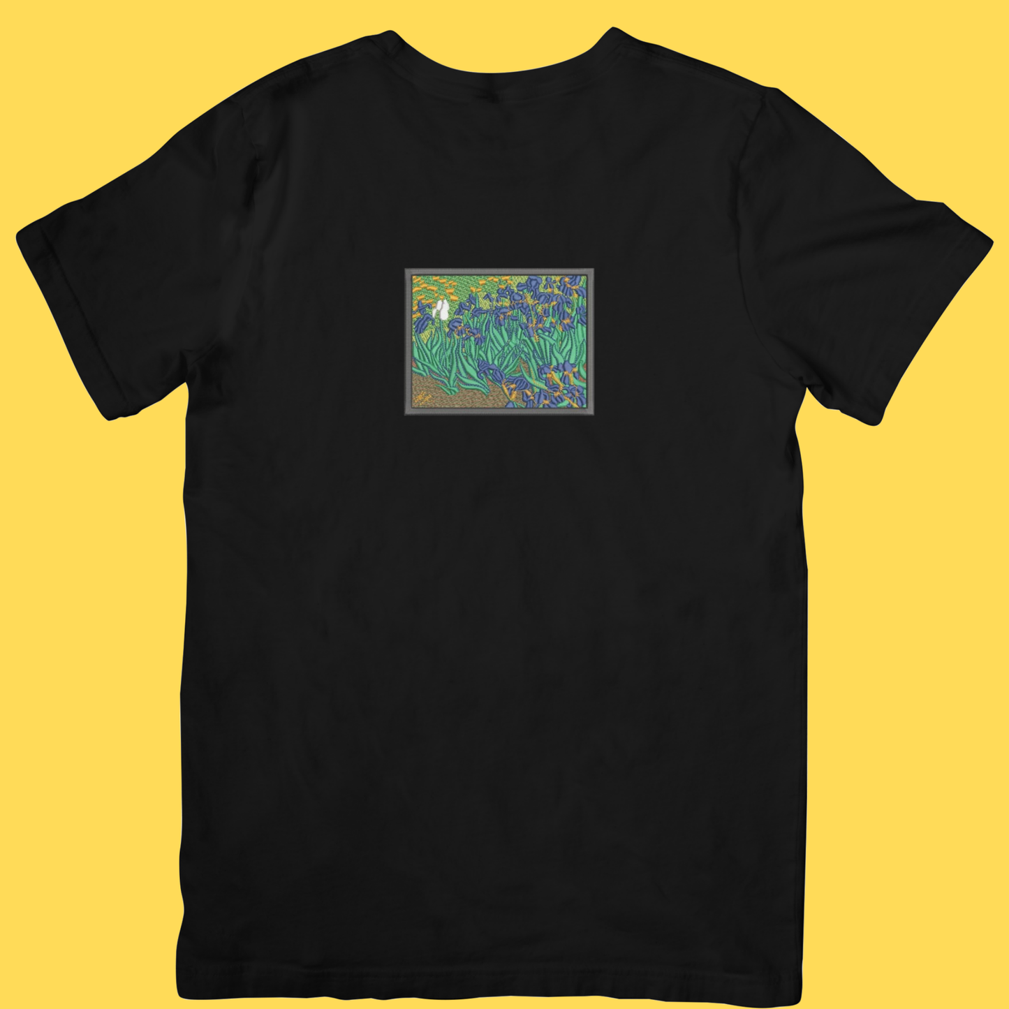 Tricou brodat Irises by Van Gogh