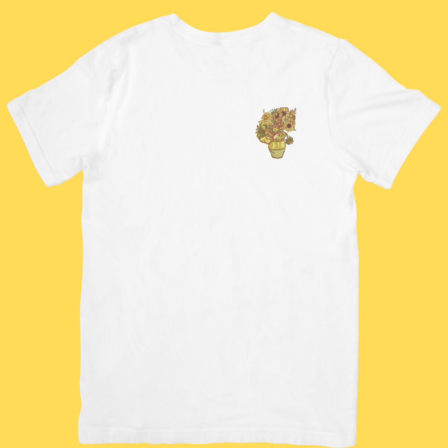 Tricou brodat Sunflowers by Van Gogh
